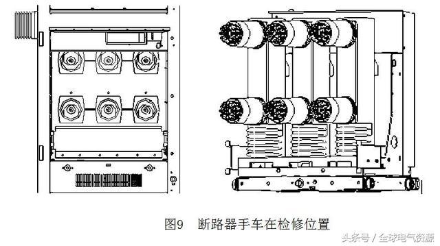 图片和文本:高电压开关柜结构