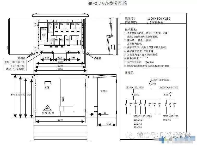 三级分配总和配电箱和施工要求