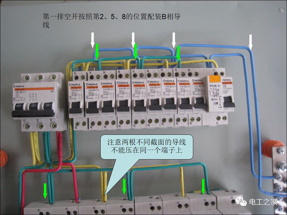 图片和文字告诉你如何做好配电箱内部布线