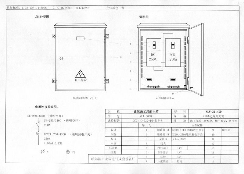 最完整的施工现场临时用电配电箱(机柜)标准化配置图集！