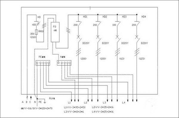 电工必须| 配电箱接线图才能理解安全快速安装的接线图配电箱！
